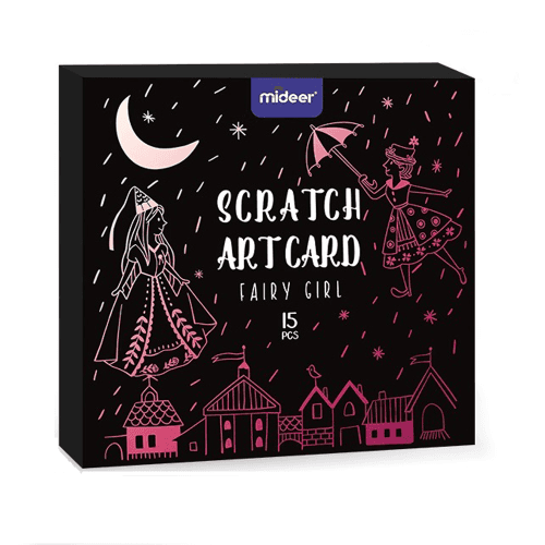 Scratch Art Card- Girl