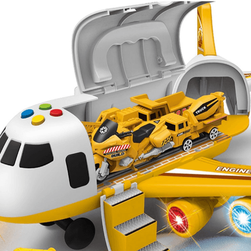 Multi-Functional Cars Airplane-Yellow