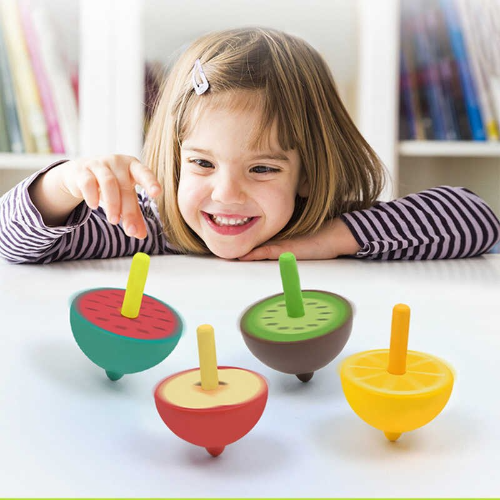 Mini Spinning Tops-Watermelon