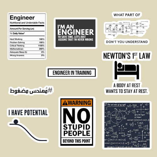 Sticker Pack - Engineer