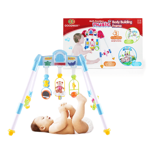 GOOD WAY BRAND Baby Gym With Light And Music - Blue