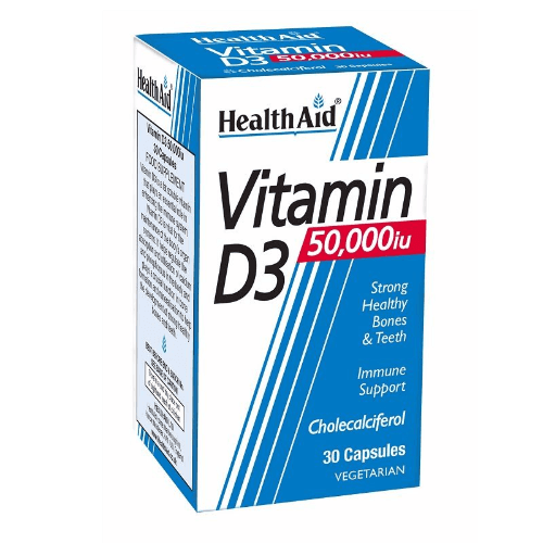 HealthAid Vitamin D3 50,000iu Capsules