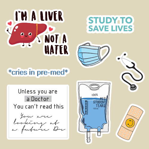 Sticker Pack - Med Student