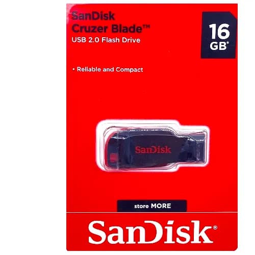 Sandisk Usb 2.0 Flash Drive 16Gb - 1707