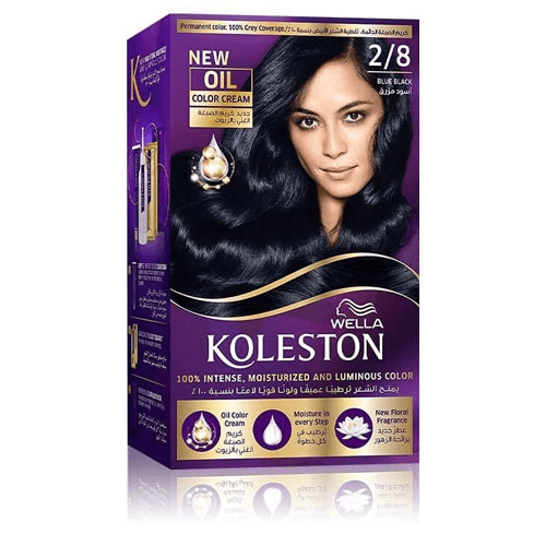 Wella Koleston 100% Intense Moisturized And Luminous Color Blue Black 2/8