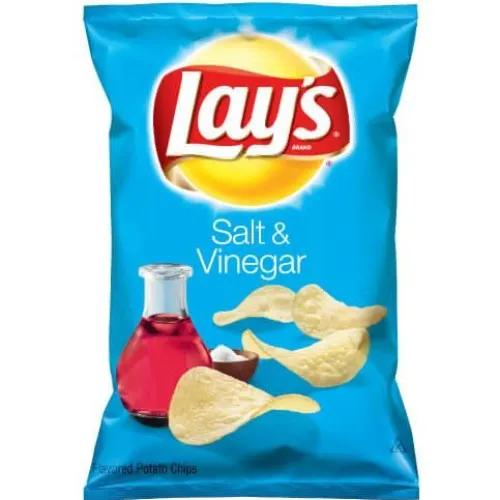 Lays Salt&Vngr Potato Chps#400 6.5 Oz.