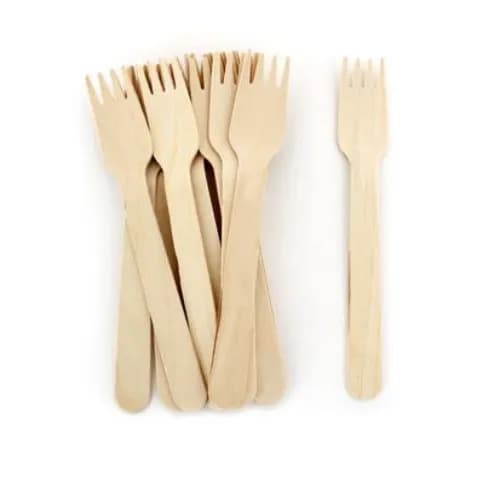 Wooden Fork (100 Pieces Packet)