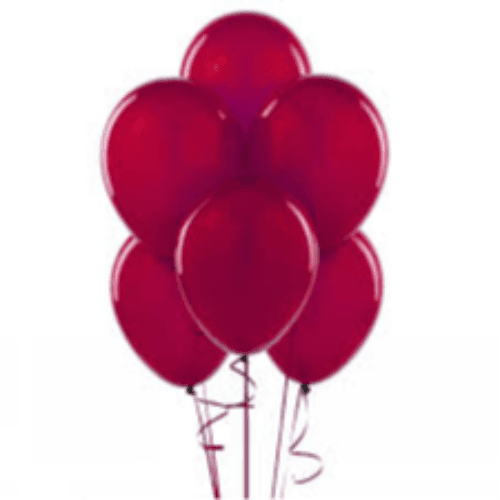 Maroon Common Balloons