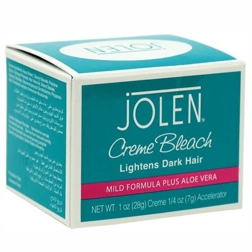 Jolen Creme Bleach Lightens Dark Hair Mild Formula Plus Aloe Vera