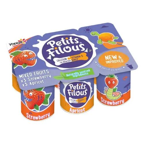 Petits Filous Mixed Flavour 60)Gm