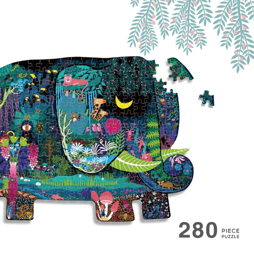 Large Animal-Shaped Puzzle Elephant Dream