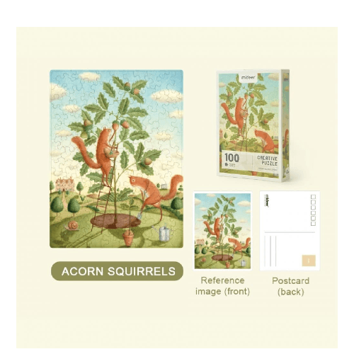 Creative Puzzle- Acorn Squirrels