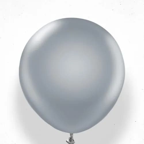 Silver Latex balloon