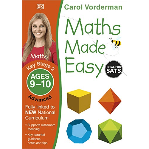 344834 Maths Made Easy: Beginner, Ages 9-10 (Key Stage 2): Supports the National Curriculum, Maths Exercise Book (Paperback) By Vorderman, Carol