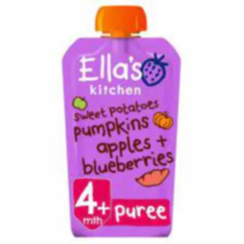 Ellas Kitchen Sweet Potato Pumpkin Apple Blueberries 120 G