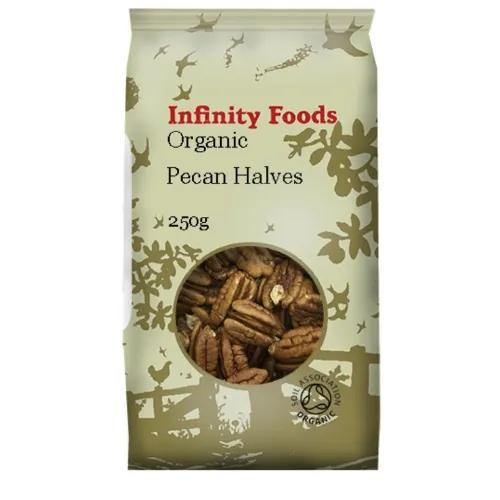 Infinity Organic Pecan Halves - Usa 250 Gms