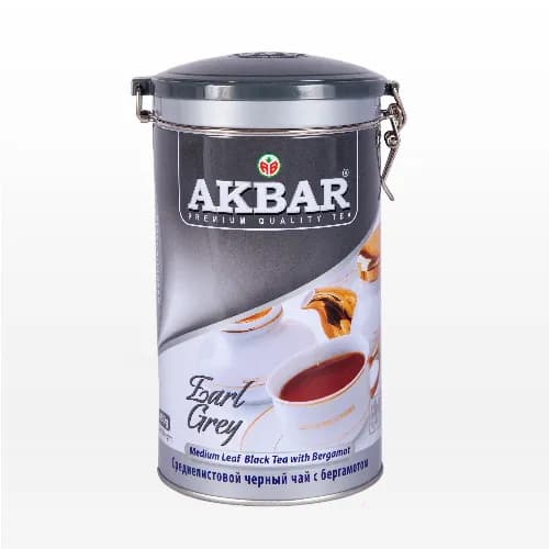 Akbar Premium Earl Grey Tin 225g