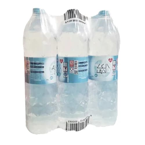 Water Alkalive 1.5 Ltr 6 Pcs Plastic