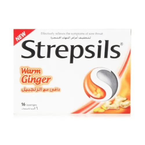 Strepsils Warm Ginger 16s Lozenges