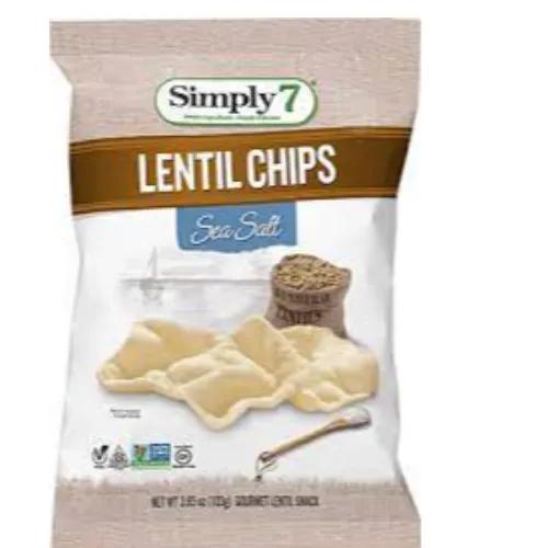 Simply7 Chips Lentil Sea Salt 3.65Oz