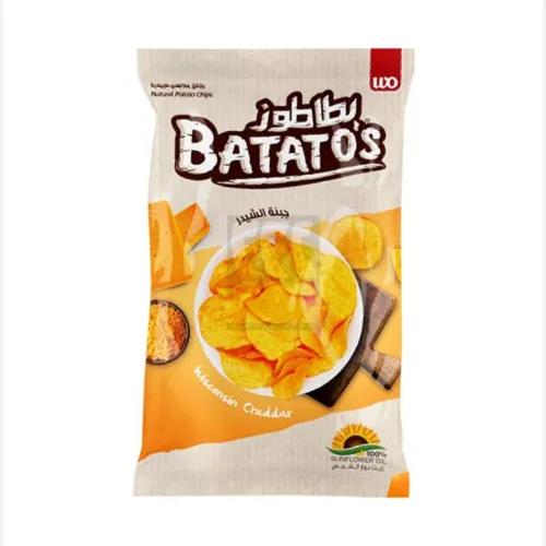 Batatos Potato Chips Wisc-Cheddar 167G