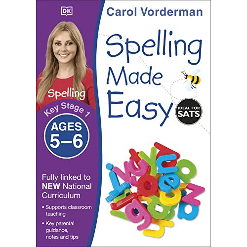 349426 Spelling Made Easy, Ages 5-6 (Key Stage 1): Supports the National Curriculum, English Exercise Book (Paperback) By Vorderman, Carol