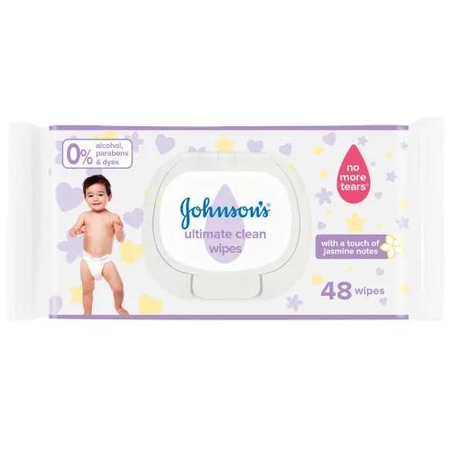 J&J Ultimate Clean Wipes 48