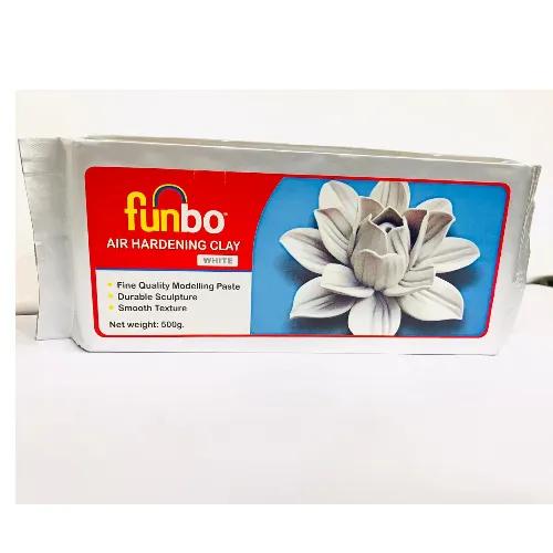 Funbo Air Hardening Clay White 500G