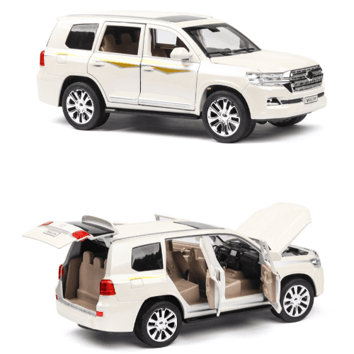 Land Cruiser Model Simulation Car-White