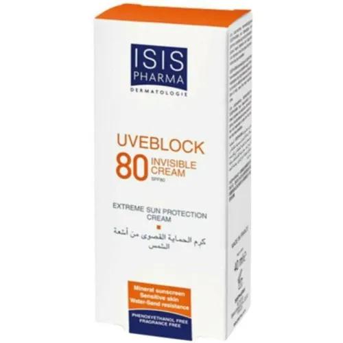 Isis Uveblock Spf 80 Invi.Cr.White 40Ml