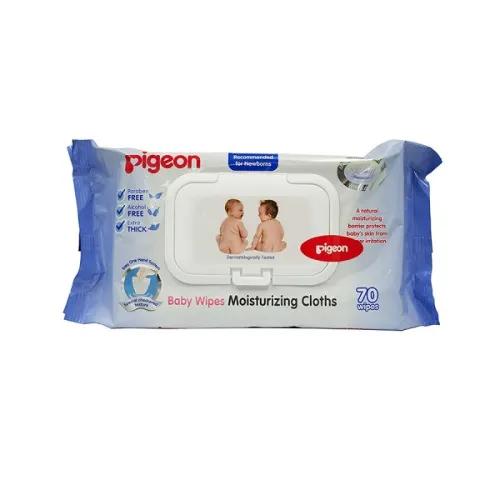 Pigeon Baby Wipes Moisturising 70 Wipes