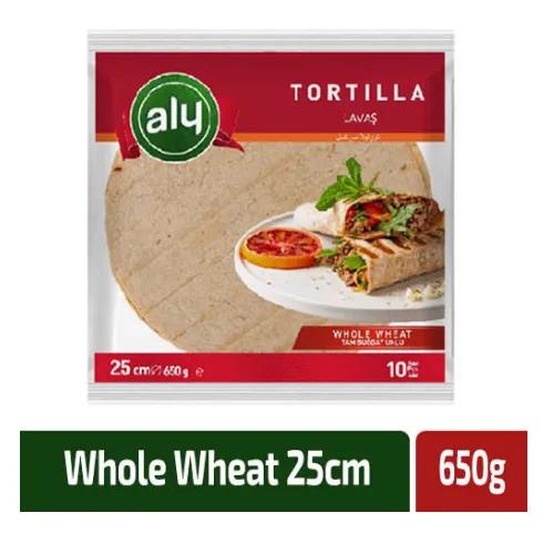 Aly Tortilla Whole Wheat 25Cmsx10'S 650G