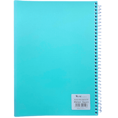 University Notebook 80 Sheets Size A4 Light Green Color - 1166