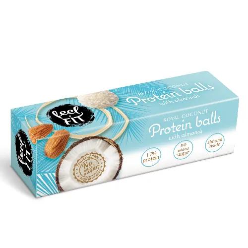 Royal Coconut, Protein Balls With Almonds 27G