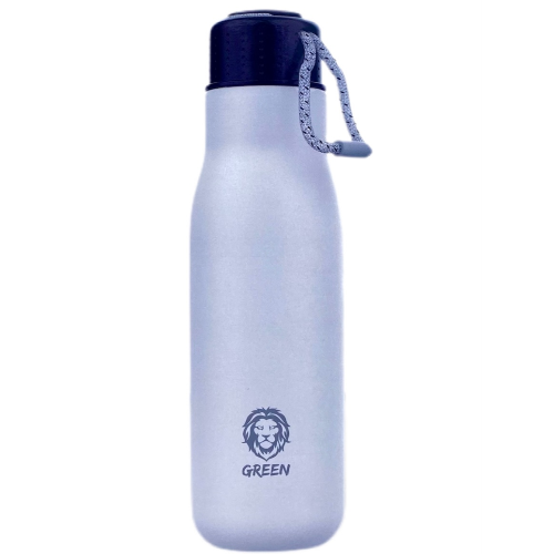 Aqua Max Flask From Green, Made Of Stainless Steel, Keeps Cold And Hot Water 12 Hours And More, 500 Ml, White Color - 5453