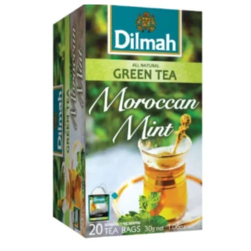 Dilmah Moroccan Mint Green Tea X 20 Tea Bags