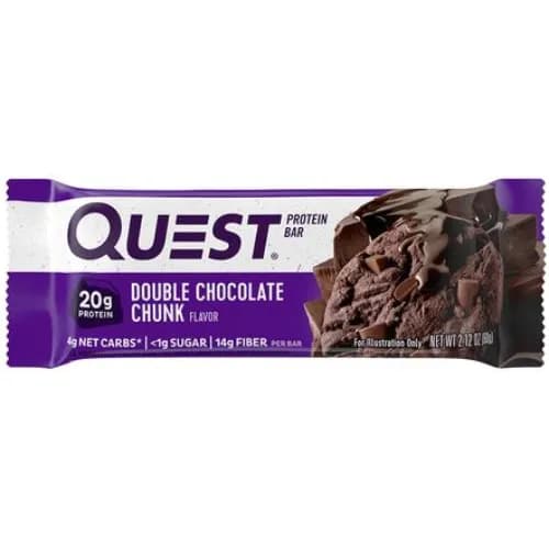 Quest Double Chocolate Chunk Bar 60Gm