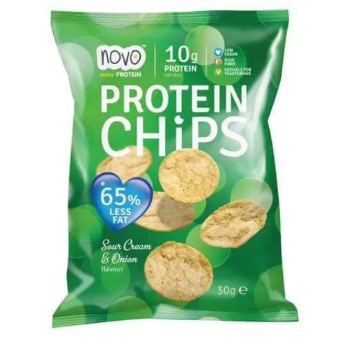 Novo Protein Chips Sour Cream & Onion 30G