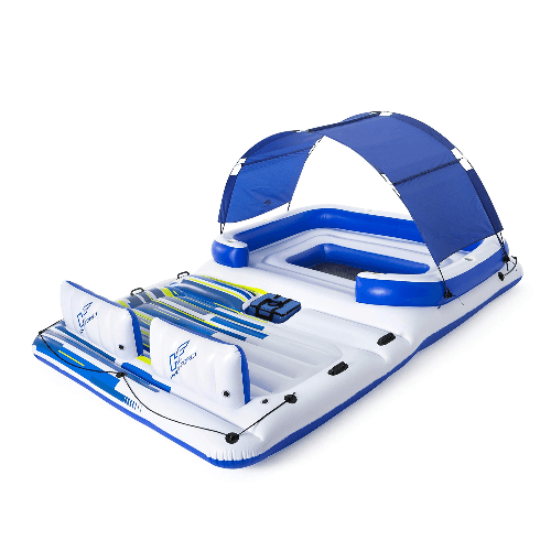 Bestway Coolerz Inflatable Tropical Breeze Island 3.89m x 2.74m with Intex Electric Pump 66640