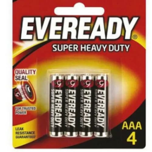 Eveready Super Battery AAA 4 Piece