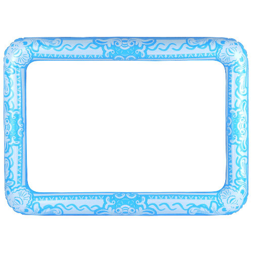 60X80Cm Inflatable Blue Picture Frame