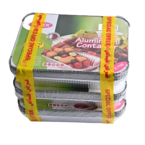 V-Pack Alu Container A1120- 3X10Pcs