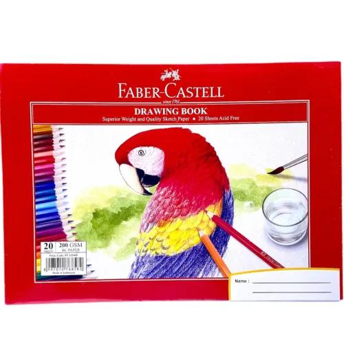 Faber Castell Drawing Book 20 Sheets, 200Gsm Bc Paper - 5638