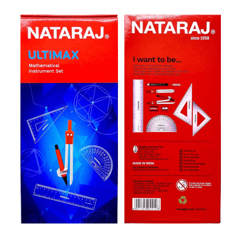 nataraj ultimax mathematical instrument set - 5177