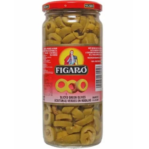 Figaro Slicedgeen Olives 920g