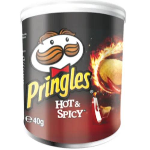 Pringles Potato Chips Hot & Spicy - Vegetarian 40G