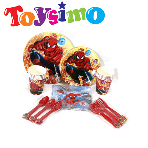 Spiderman party set