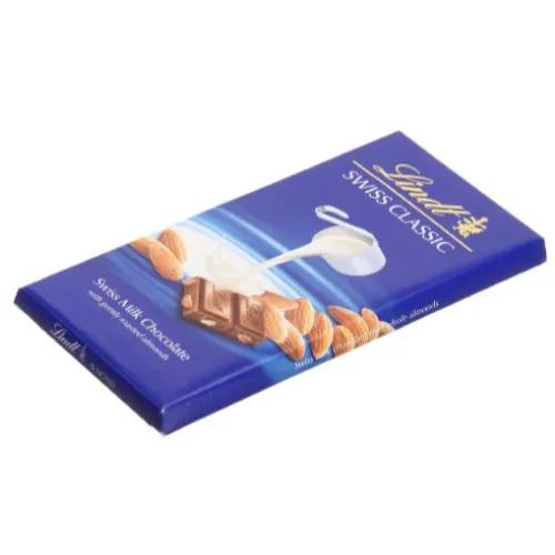 Lindt Swiss Classic Whole Almonds Milk Chocolate 100G