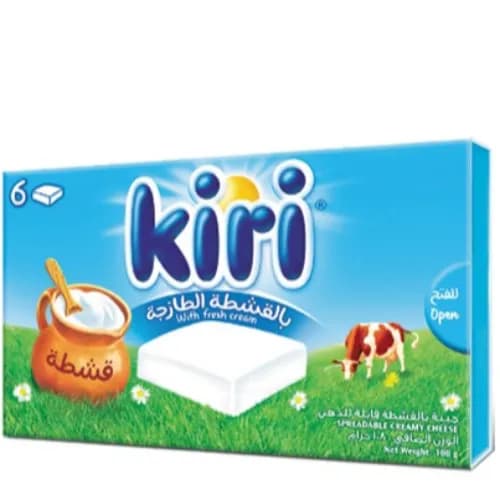 Kiri Spreadable Cream Cheese 6 Portions 108g