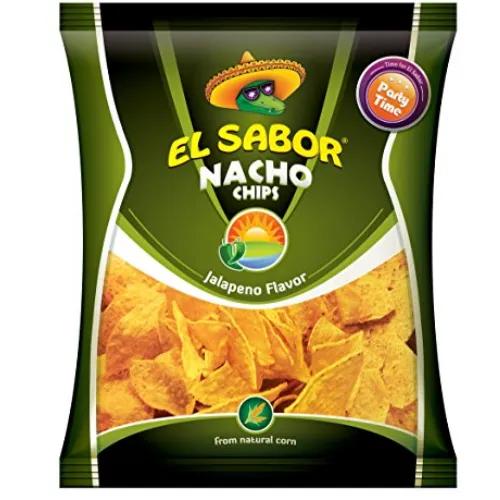 El Sabor Nacho Chips Jalapeno 225g